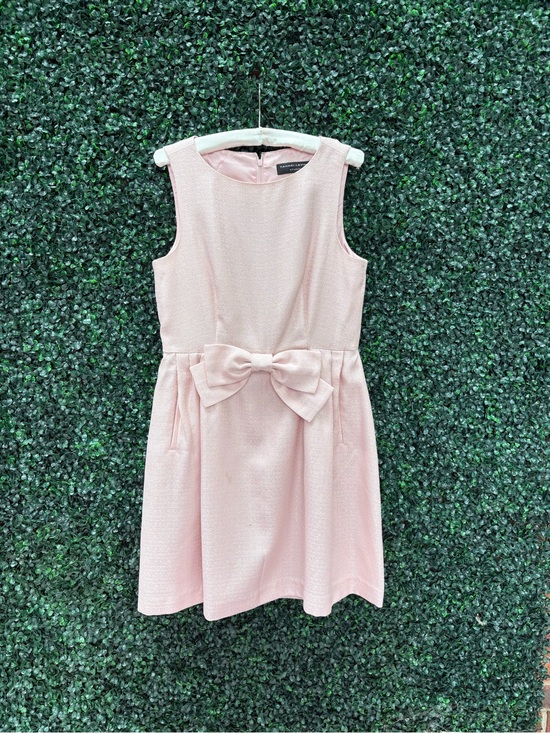 Dresses & Skirts - Sleeveless Pink Bow-Front Formal Dress